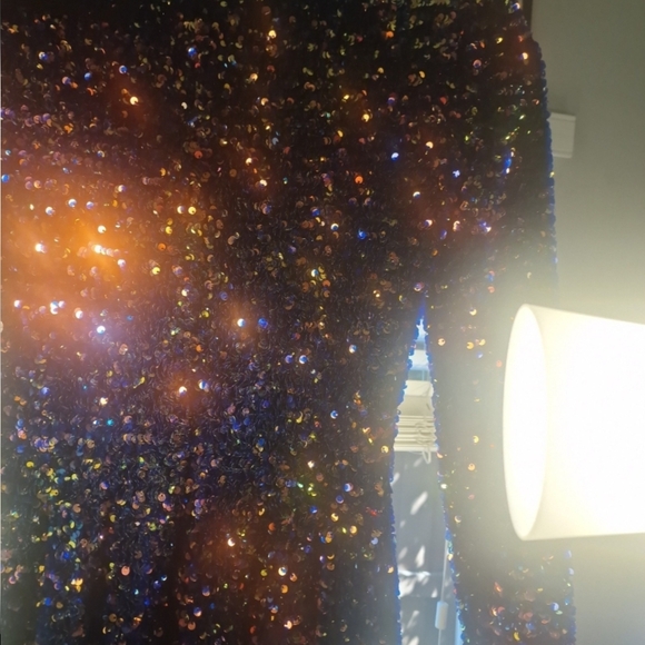 HELSI Milena Elegant Black Sequin Long Sleeve Dress XS Designer Neiman Marcus - Picture 8 of 16